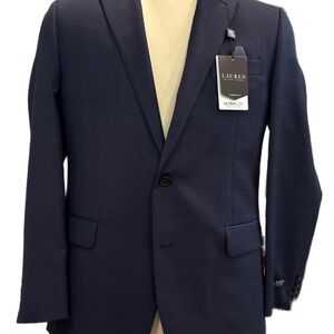 Polo by Ralph Lauren Blue Sport Coat Lattimore Classic Fit Suit Jacket